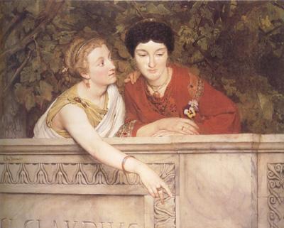 Alma-Tadema, Sir Lawrence Gallo-Roman Women (mk23)